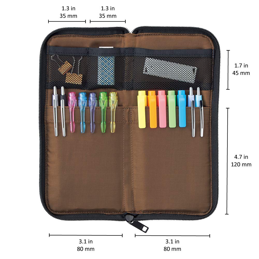 Amazon | リヒトラブ ペンケース フラットタイプ 橙 A7652-4 | ペン